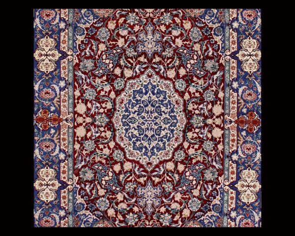 Alternative view of ISFAHAN F.SILK DARDASHTY - (225x143 cm)