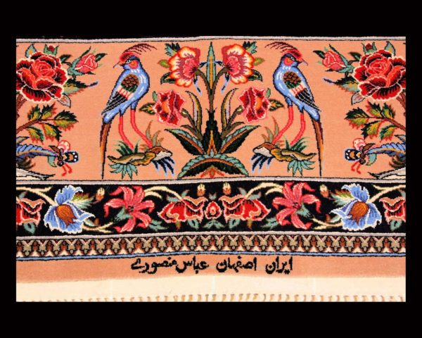ISFAHAN SIGNED MANSURY - (240x156 cm) - immagine 5