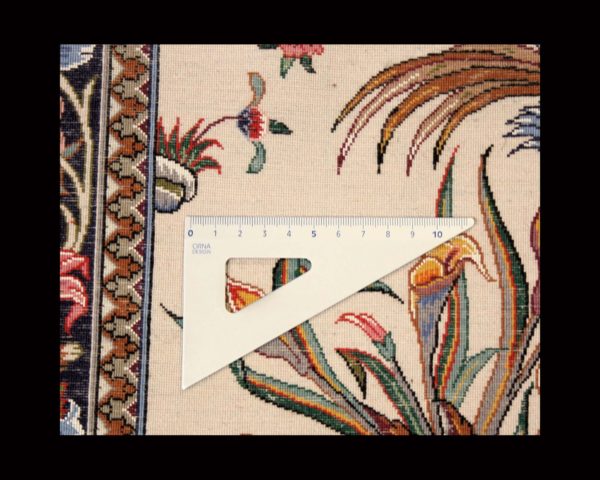 ISFAHAN SIGNED MANSURY - (240x156 cm) - immagine 8