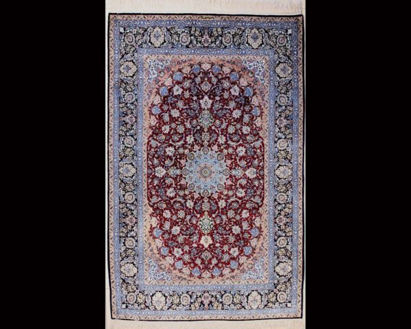 Alternative view of ISFAHAN ANTIQUE SILK PAIR - (248x155 cm)