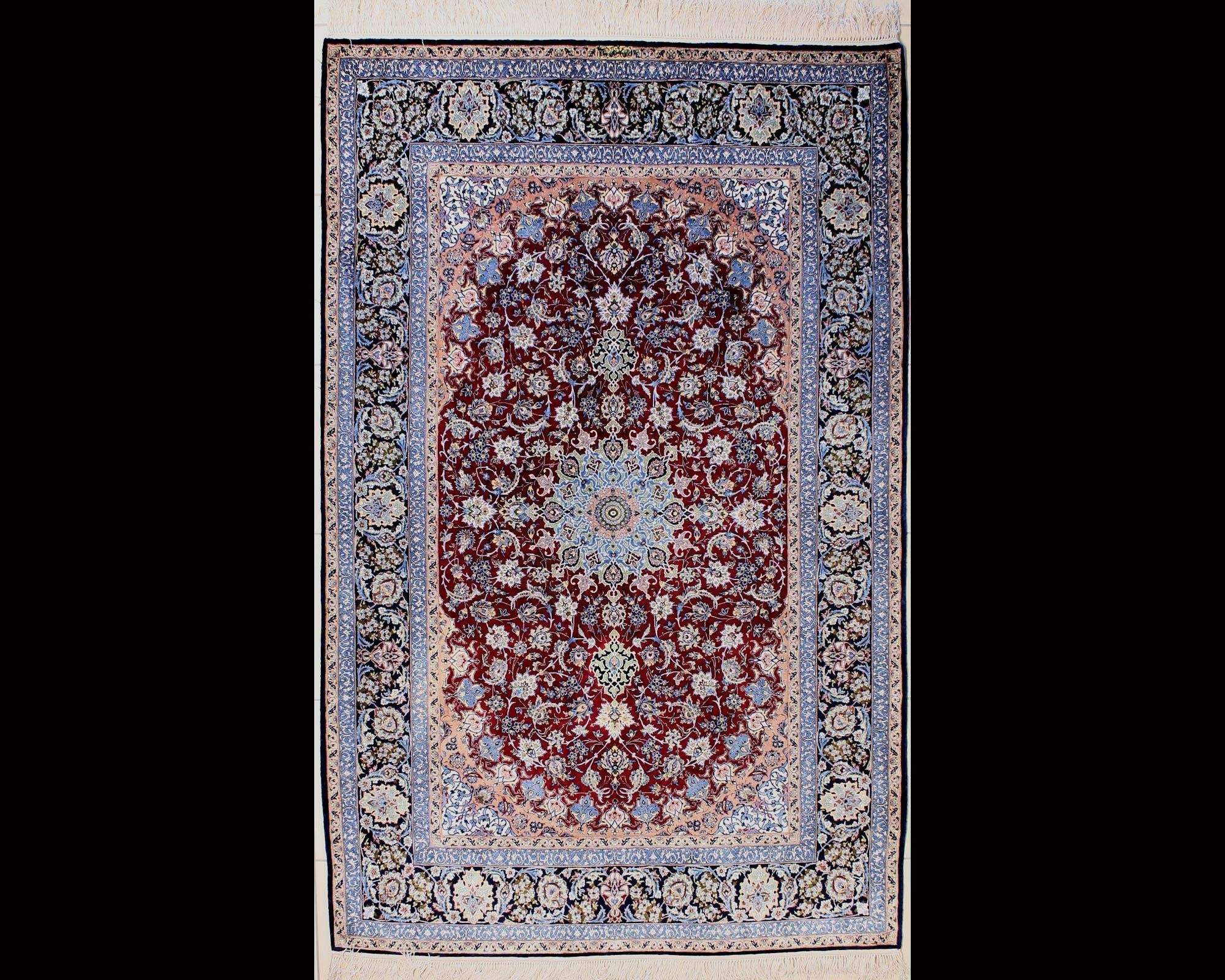 ISFAHAN ANTIQUE SILK PAIR - (248x155 cm) - immagine 2