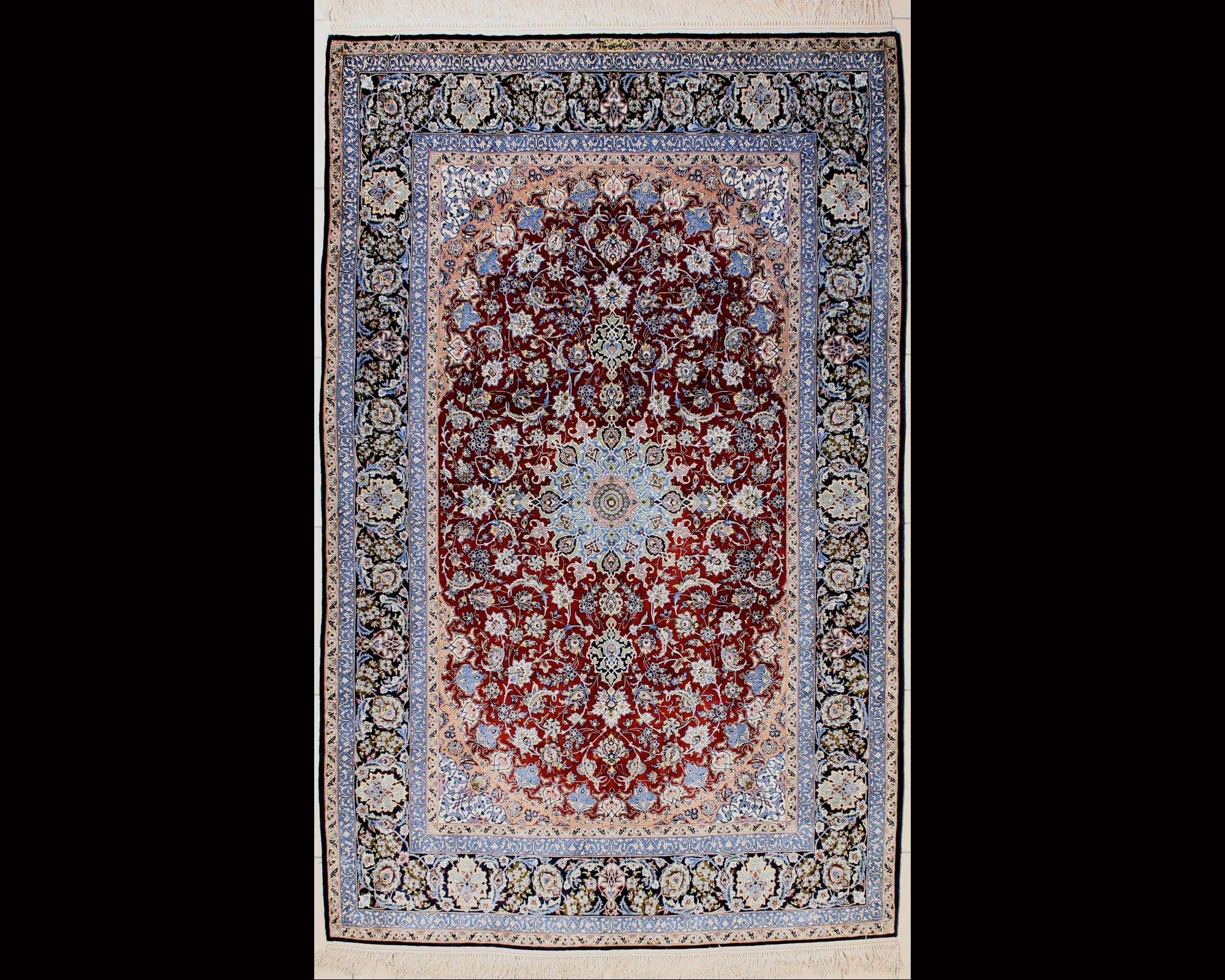 ISFAHAN ANTIQUE SILK PAIR - (248x155 cm) - immagine 3