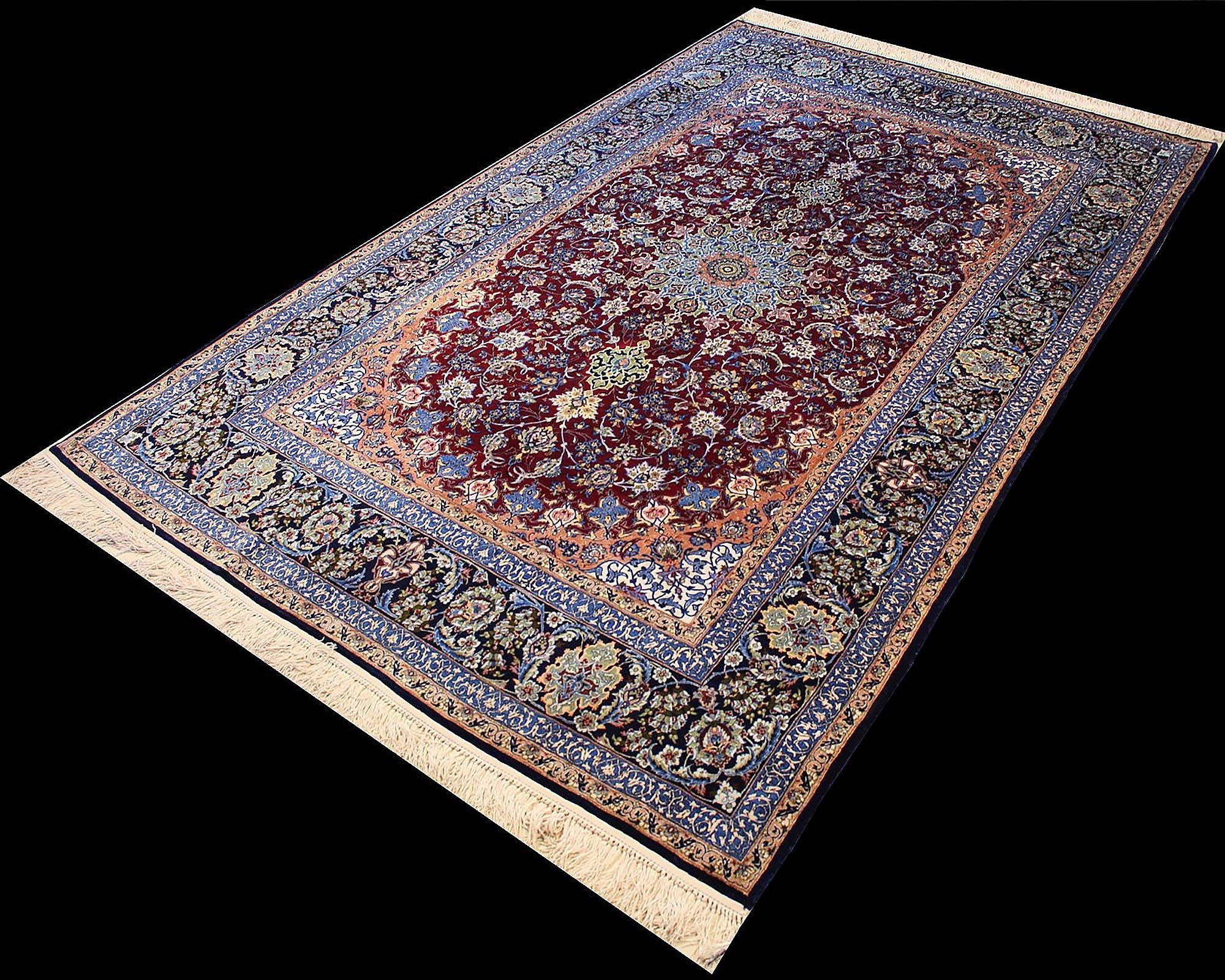 ISFAHAN ANTIQUE SILK PAIR - (248x155 cm) - immagine 4