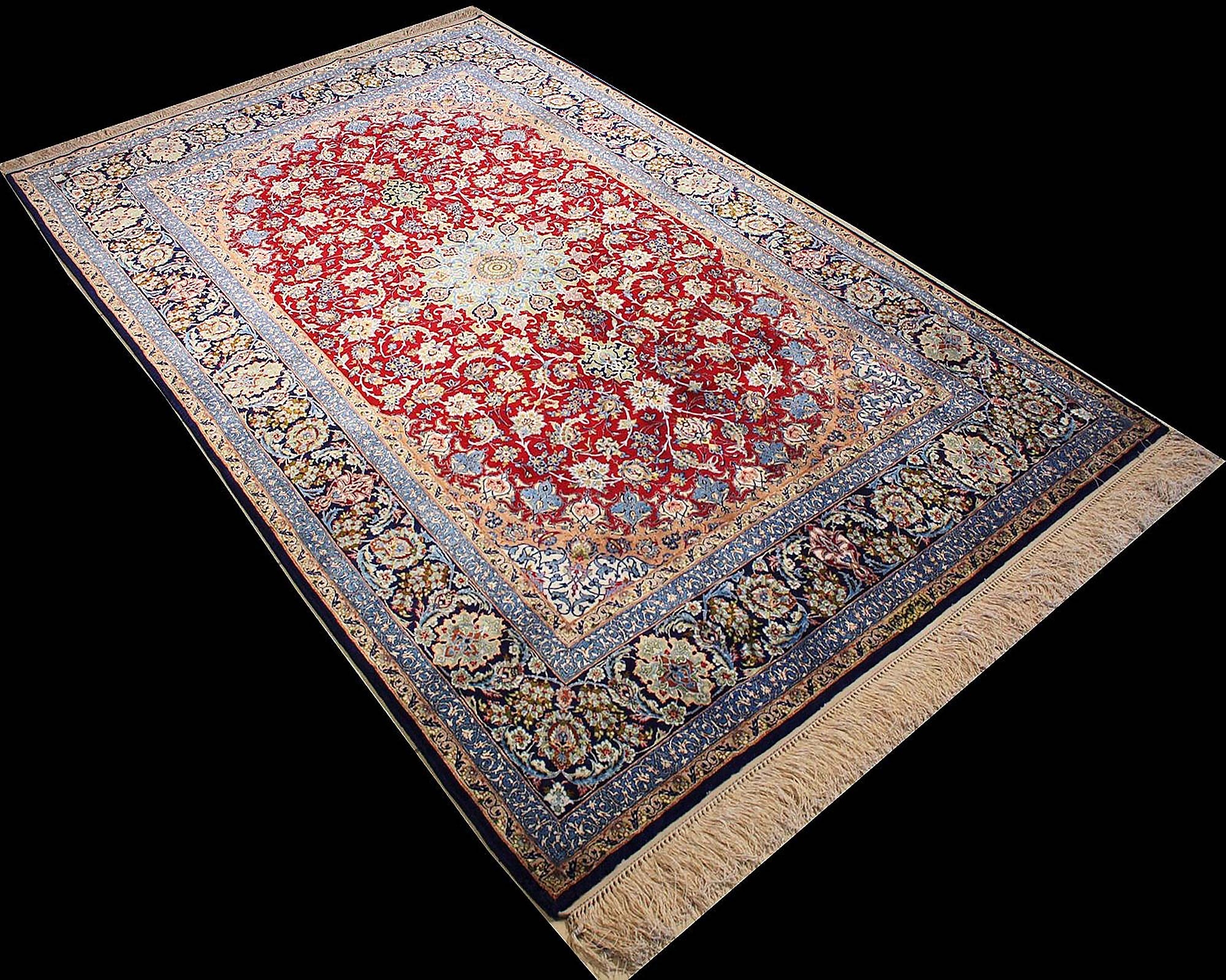 ISFAHAN ANTIQUE SILK PAIR - (248x155 cm) - immagine 5