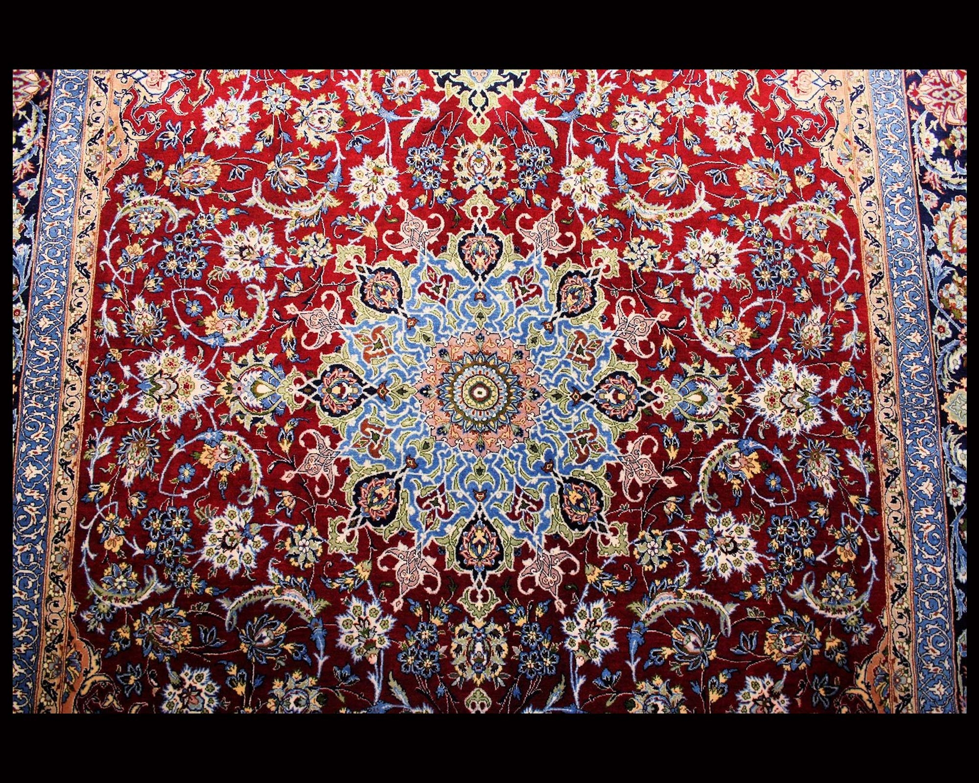 ISFAHAN ANTIQUE SILK PAIR - (248x155 cm) - immagine 6
