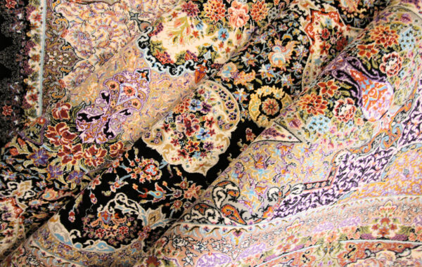 Alternative view of Golnush Black 240x170cm - 300x200cm
