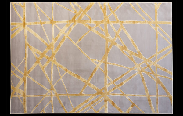 Triangles Gold 240x170cm - 300x200cm