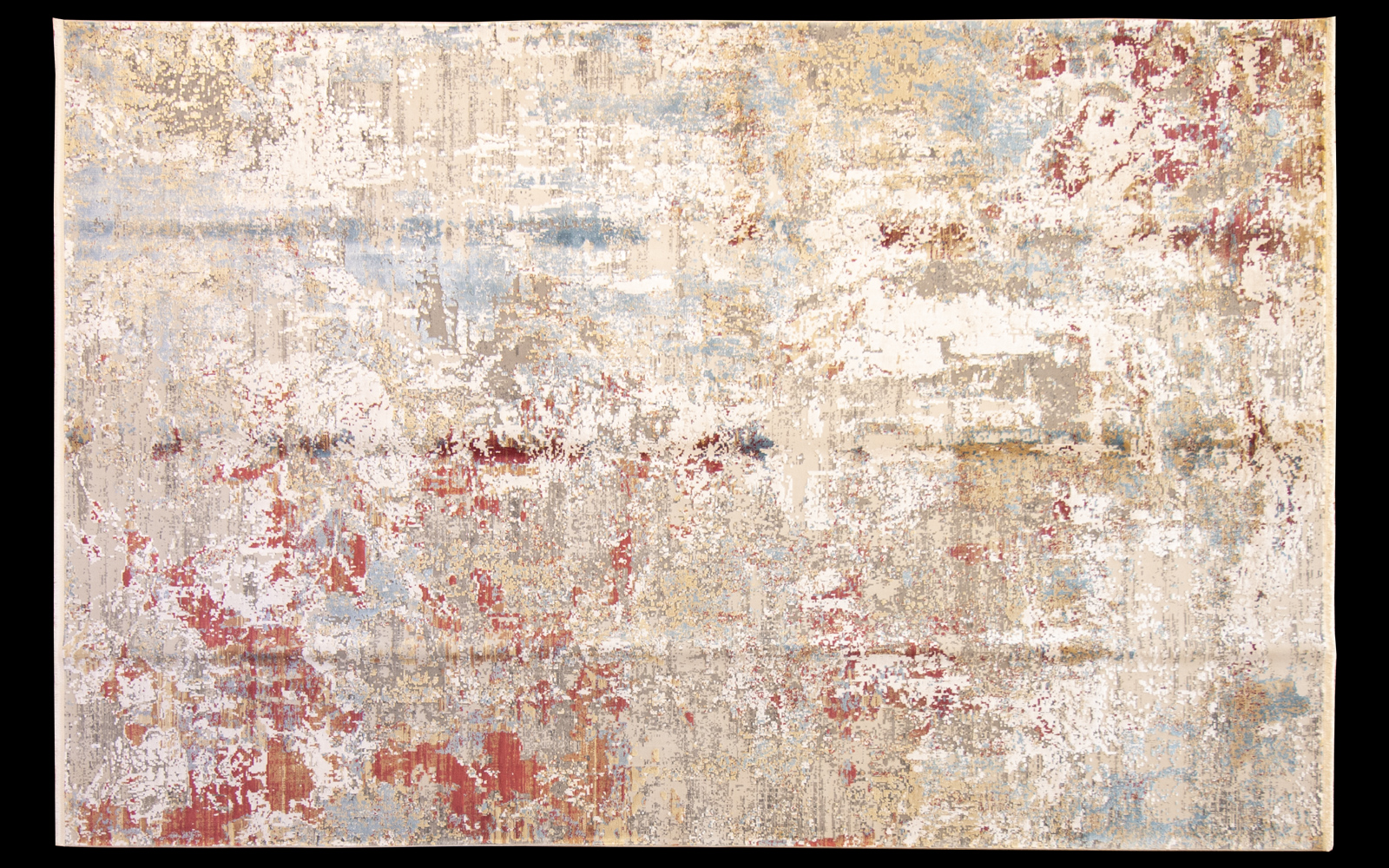 Henessy Red Wave 300x240cm - 300x200cm bambù Silk