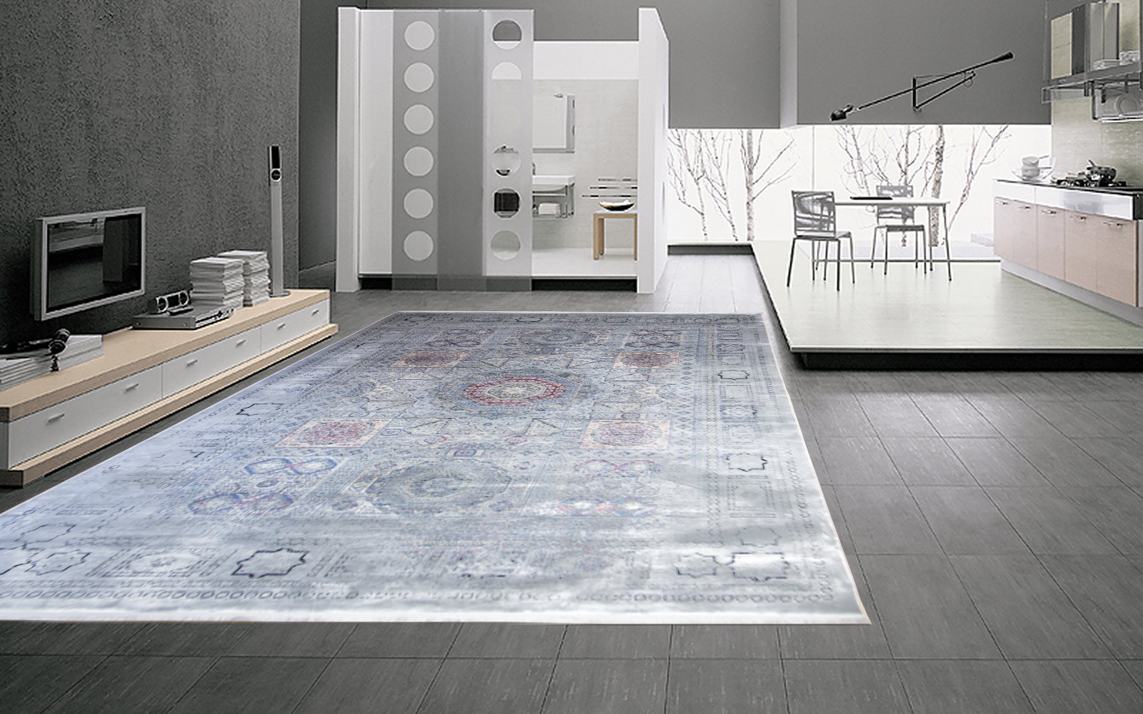Mavery Silver 300x200cm bambù Silk - immagine 2