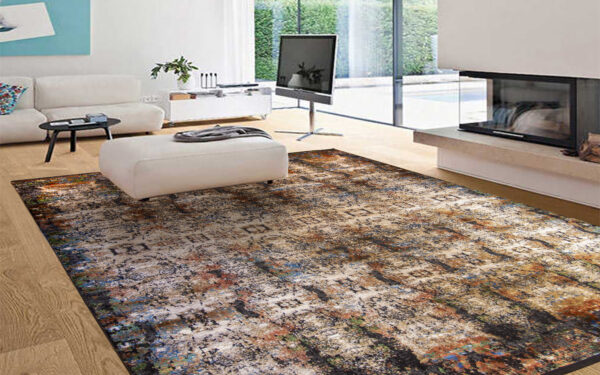 Alternative view of Pietra Black 300x200cm bambù Silk