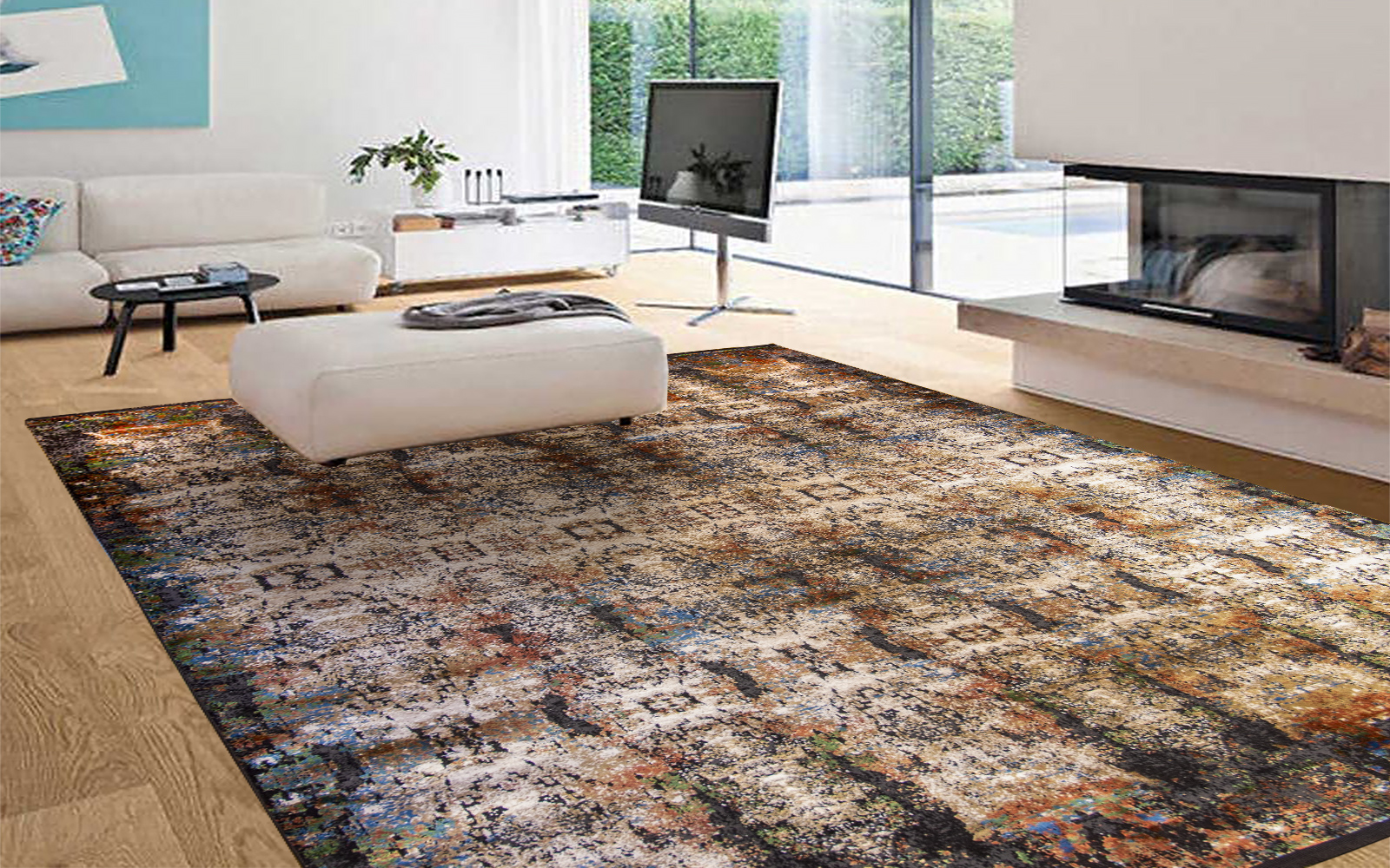 Pietra Black 300x200cm bambù Silk - immagine 2