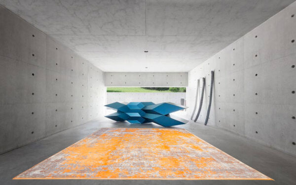 Alternative view of Aura Orange 300x200cm bambù Silk