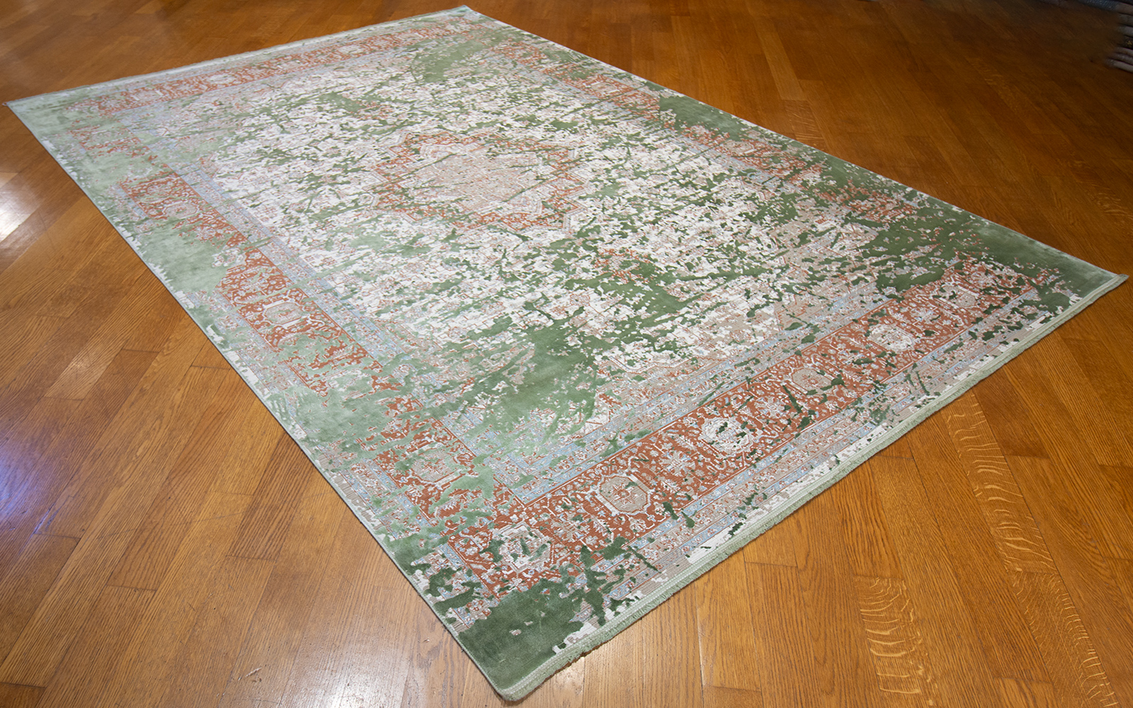 Aura Green 300x200cm bambù Silk - immagine 3