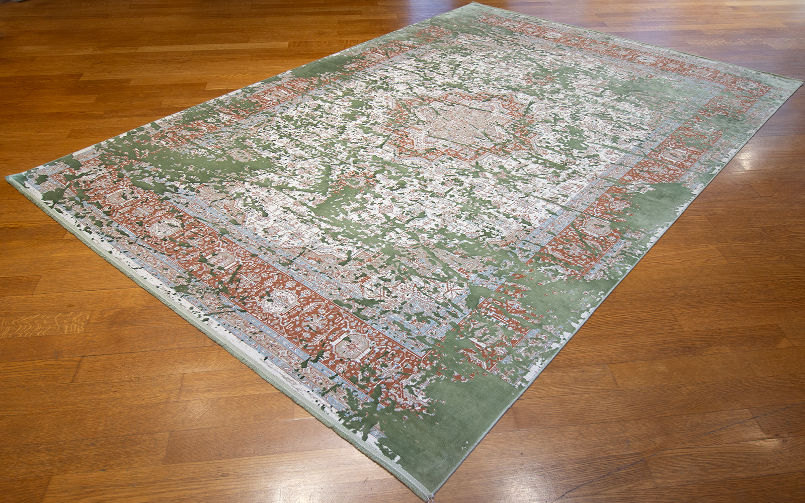 Aura Green 300x200cm bambù Silk - immagine 4
