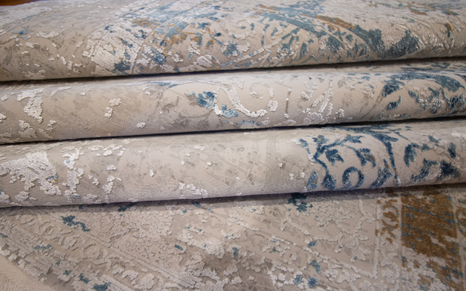 Henessy Blue Vintage 300x200cm bambù Silk - immagine 5